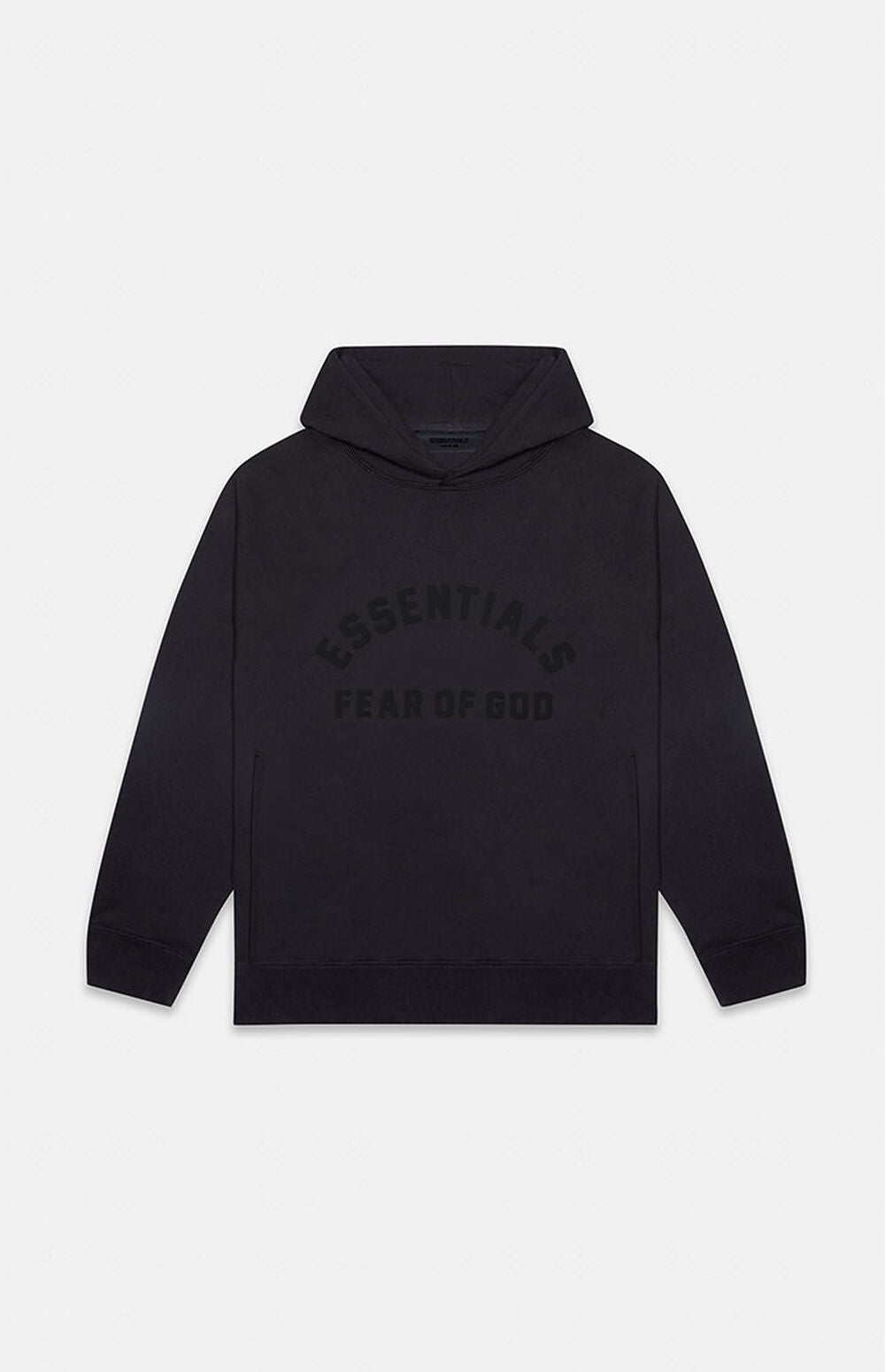 Fear of God Essentials Jet Black Hoodie – FeelGoodKicks