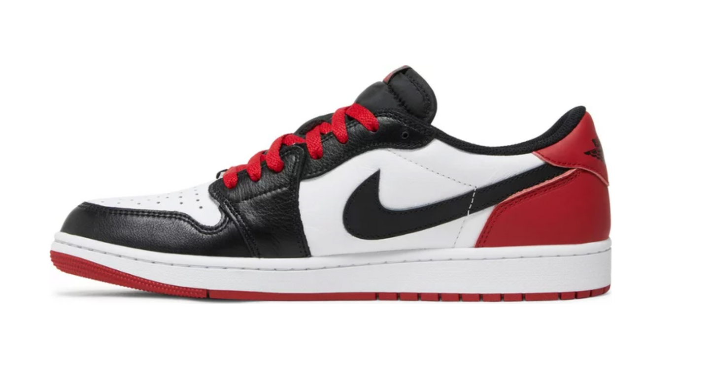 JORDAN 1 LOW OG 'BLACK TOE'