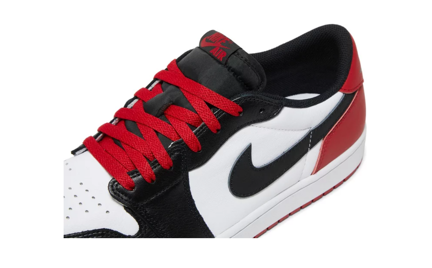 JORDAN 1 LOW OG 'BLACK TOE'