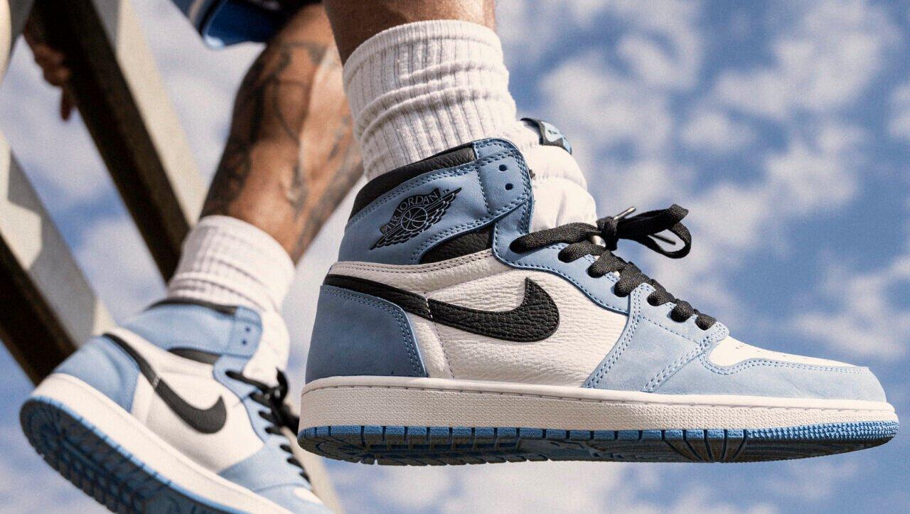 JORDAN 1 HIGH 'UNIVERSITY BLUE'