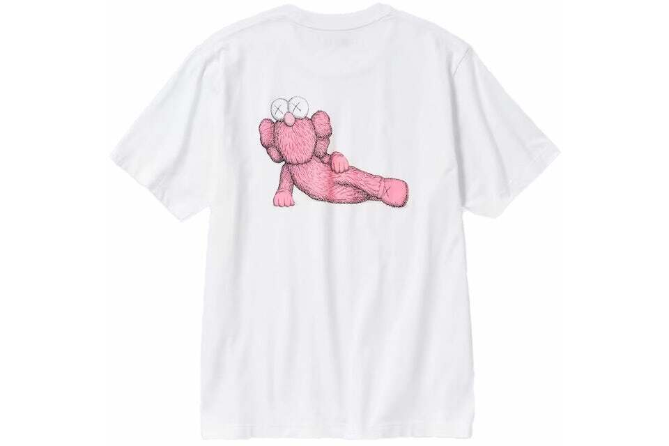 KAWS X UNIQLO UT T-SHIRT (WHITE/PINK)