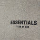 Fear Of God Essentials Dark Oatmeal Long Sleeve Polo