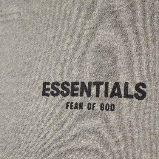 Fear Of God Essentials Dark Oatmeal Long Sleeve Polo