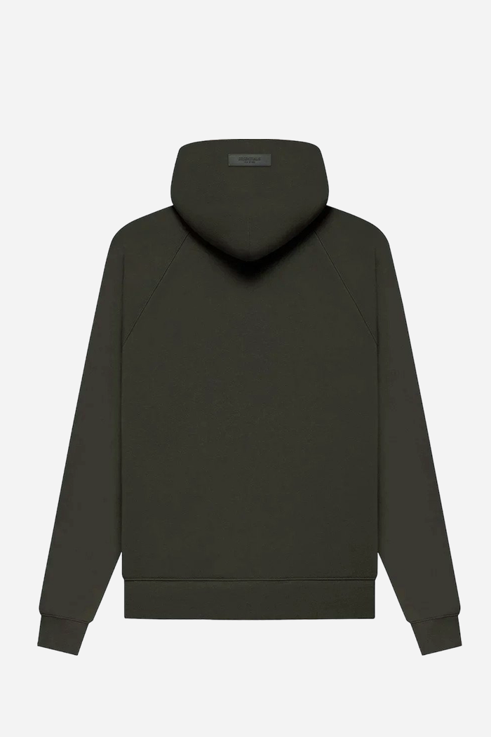 Essential Fear Of God Hoodie Off Black | ODD EVEN